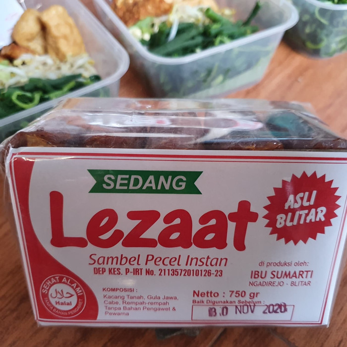 

Ready- Sambel Pecel Instant Lezaat 750Gr - Sedang