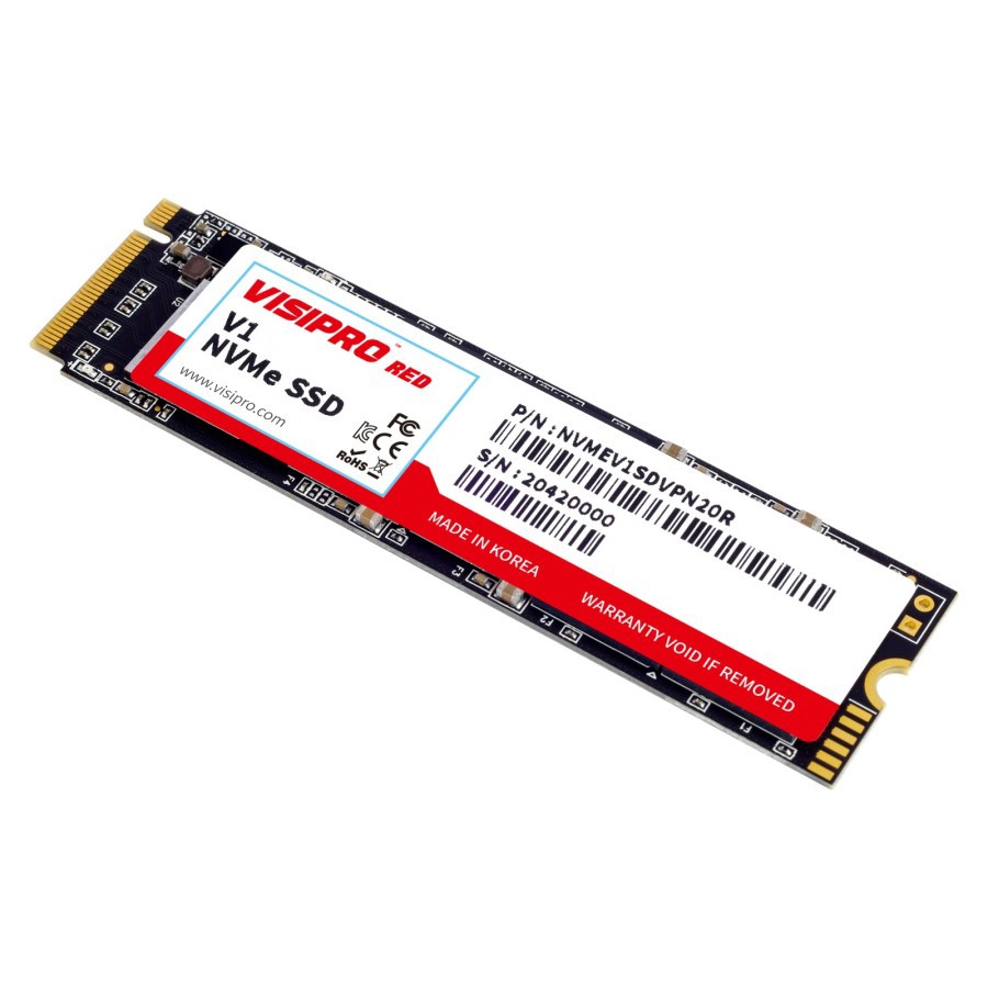 SSD 256GB Visipro Red NVME V1 PCIe 3.0x4