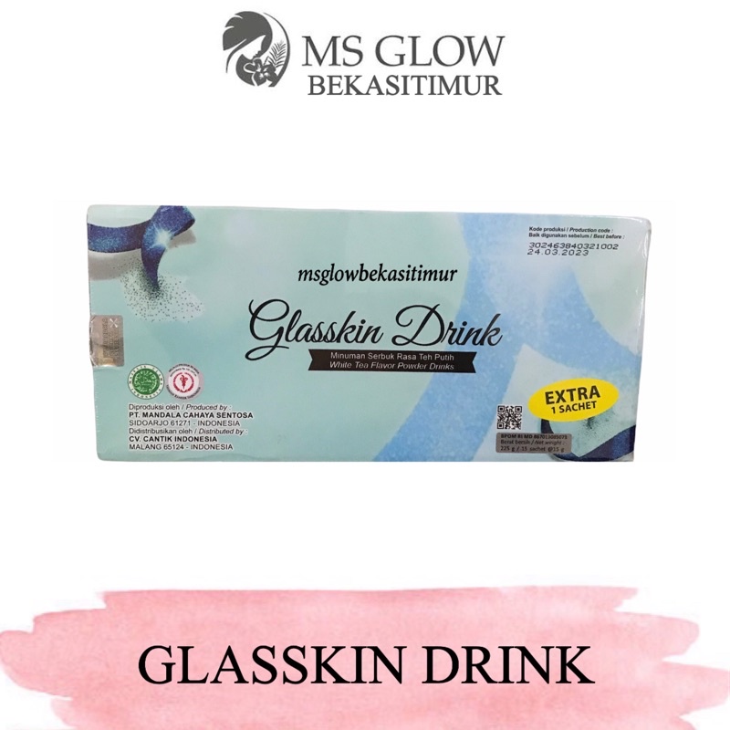 GLASSKIN DRINK MS GLOW ORI AGEN RESMI BEKASI JKT Cikarang Cibitung