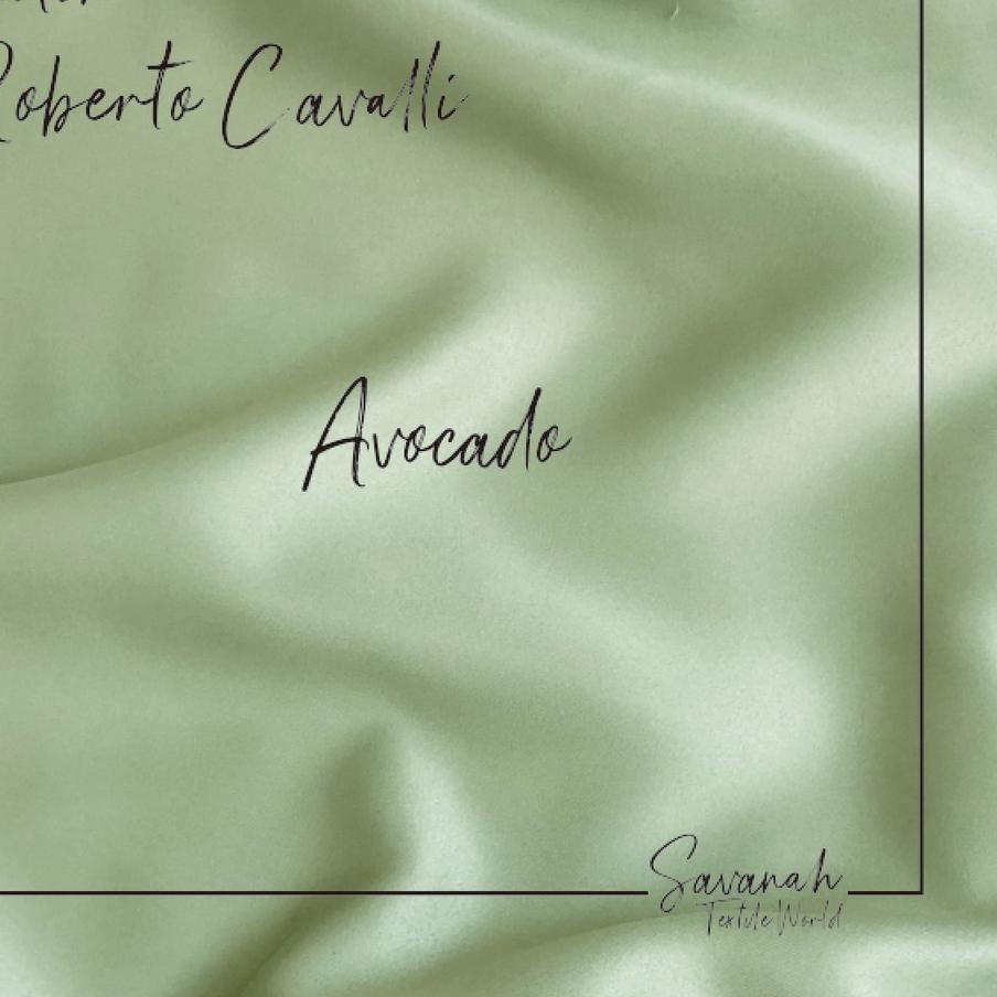 

『1.1』 Buku Sample warna Satin ROBERTO CAVALLI edisi Pastel ★