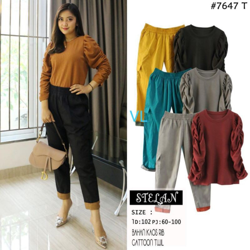 Setelan celana rajut NOOZ .