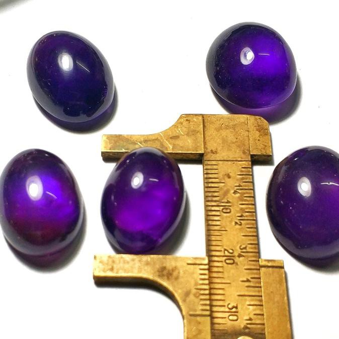 Batu Akik Kecubung Ungu Terong N71 Best Seller