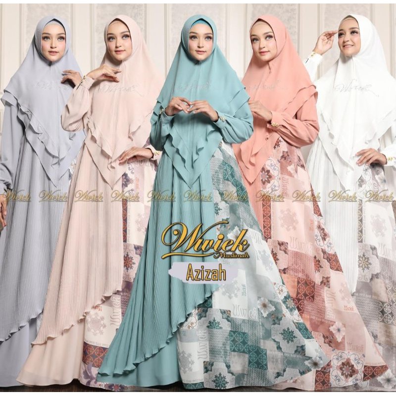 Azizah set syar'i by Wiwiek muslimah