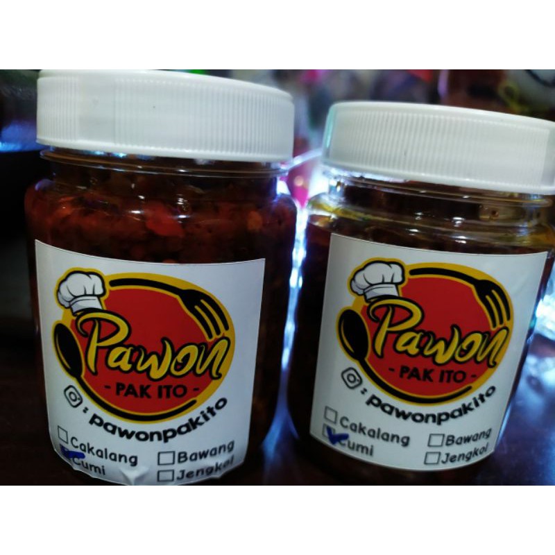 

Sambal cumi homemade