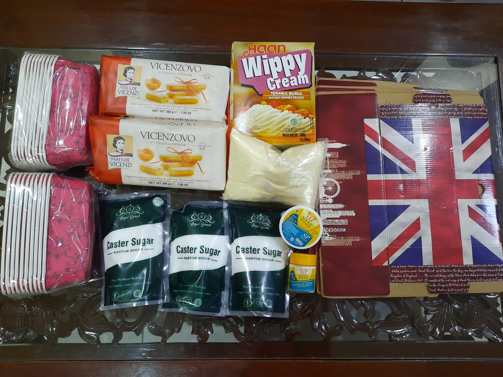 Box British Uk 20,5x20,5x12 / 5 Pcs