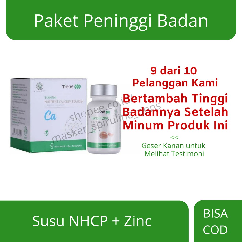 

Bisa COD Peninggi Badan Tiens Original | Suplemen Peninggi Badan Tiens | Susu Peninggi Badan Tiens