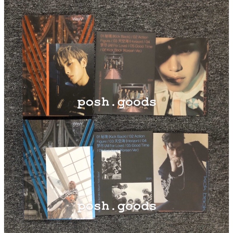 [READY STOCK] WayV Sharing Seasons greetings 2021, Kick Back Album (minus PC), Photocard Winwin WayV
