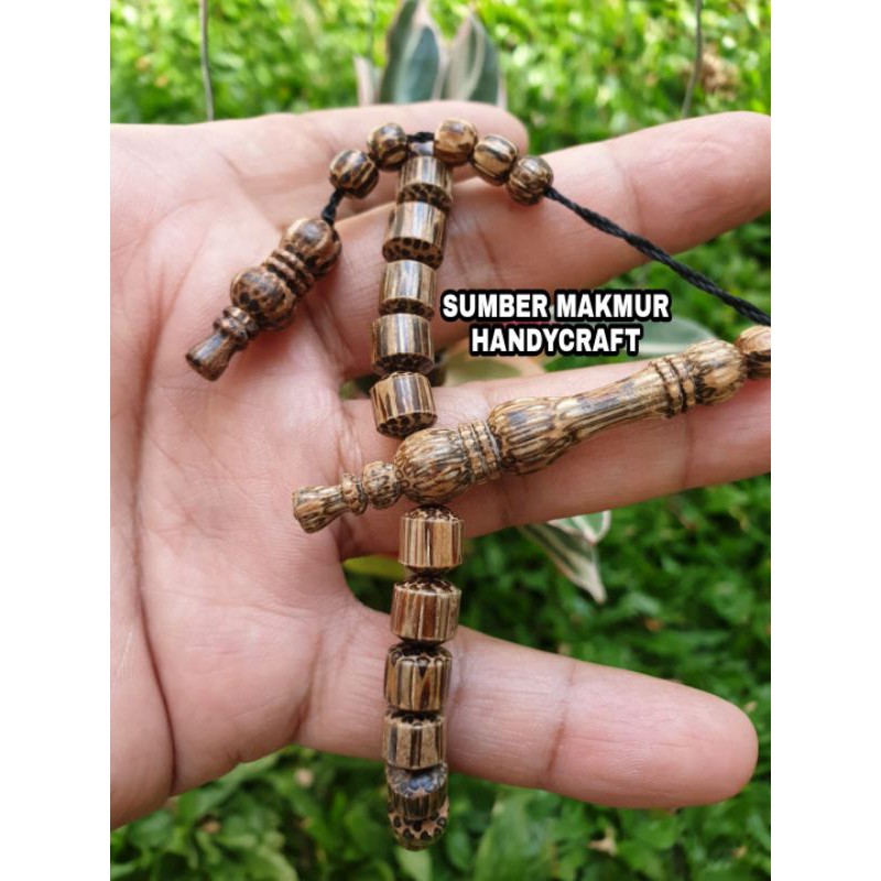 tasbih 33 kayu liwung macan / Tasbih 33 Kayu Liwung Macan - 8mm