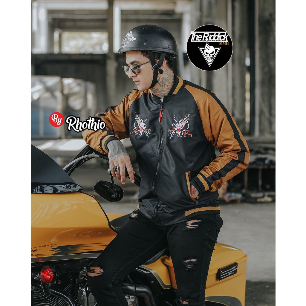 jaket sukajan pria model terbaru kualitas original bahan lotto