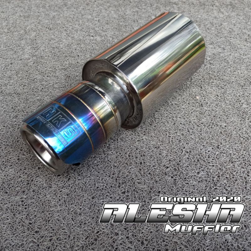 HKS Knalpot Racing Mobil Double Cover Suara Full Bass