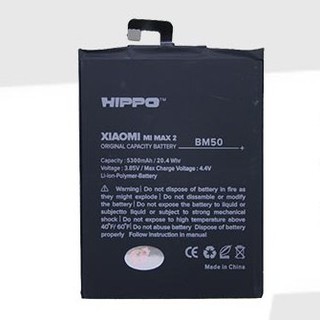 Baterai Hippo Xiaomi BM50 Mi Max 2 5300 mAh Garansi Resmi Original