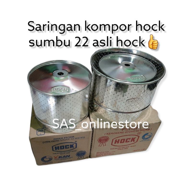 Saringan hock sumbu 22/suku cadang saringan dalam kompor hock sumbu 22 tunggal dan sepasang