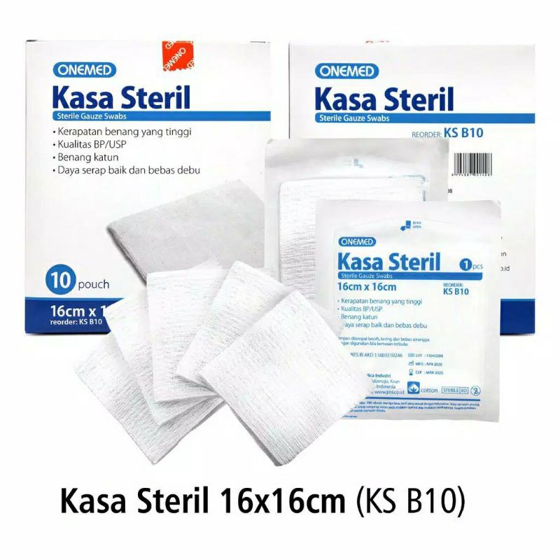 Kasa Steril Onemed 16x16/Kasa Hidrofil 16x16 Onemed