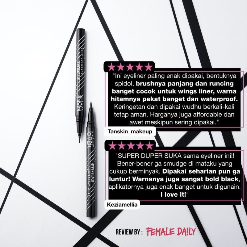 MAKE OVER HYPERBLACK SUPERSTAY EYELINER