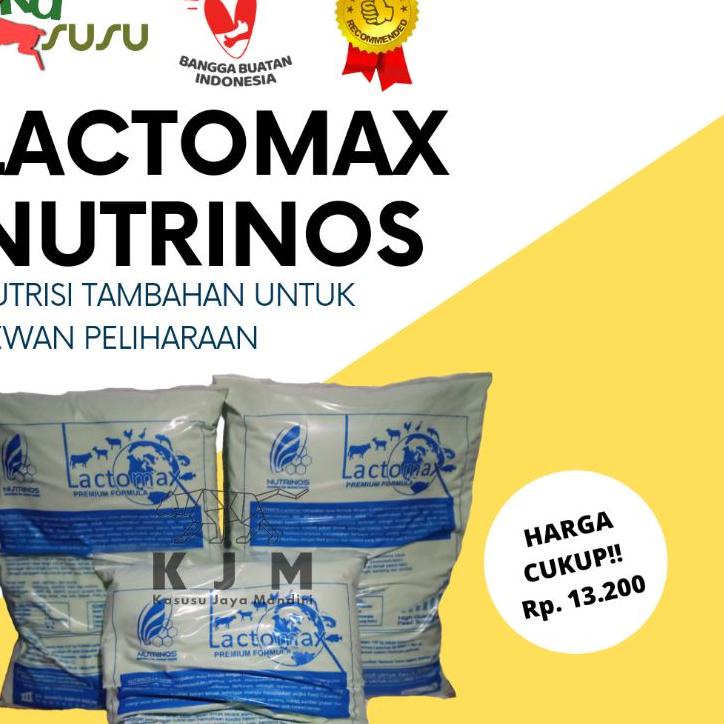 [DISCOUNT WJD98] Lactomax Nutrinos | Suplemen Hewan | Susu Pertumbuhan | Susu Pengganti Induk Seller