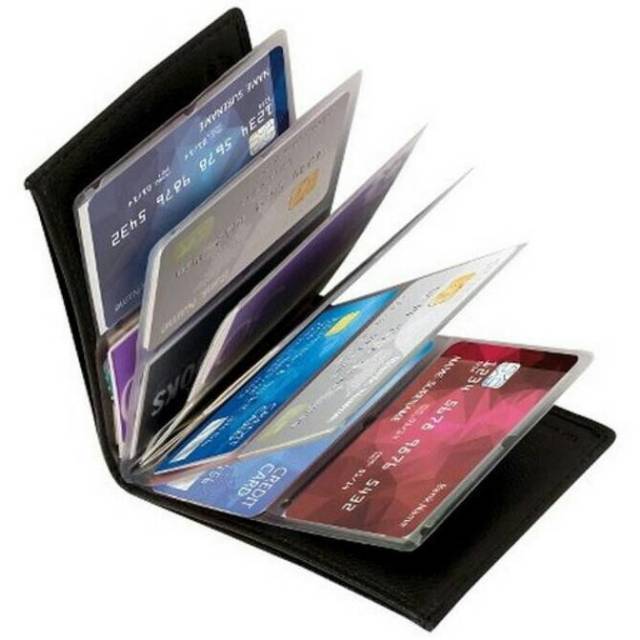 Dompet Kartu Kredit ATM Membership Dll - Wonder Wallet 24 Kartu - Dompet Kartu Universal muat banyak