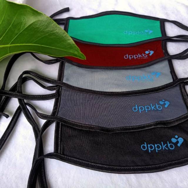 MASKER KAIN SABLON LOGO,SEKOLAH,NAMA,DINAS,DLL