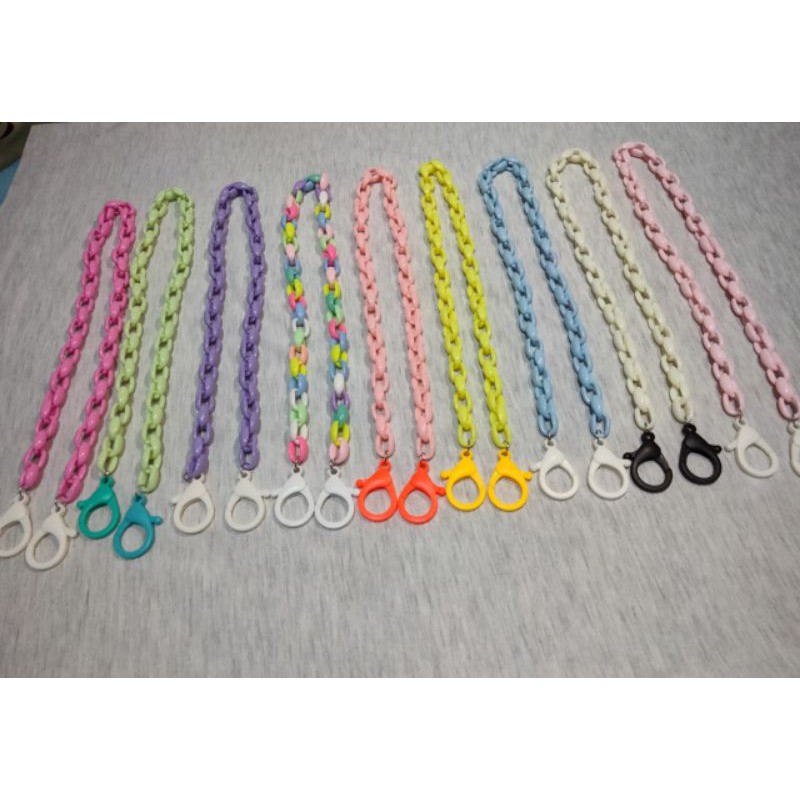Kalung masker rantai Akrilik