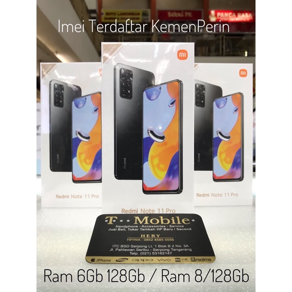 XIAOMI REDMI NOTE 11 PRO 4G RAM 8GB 128GB / 6GB 128GB - GRAPHITE GRAY - HELIO G96 - 5000mAh