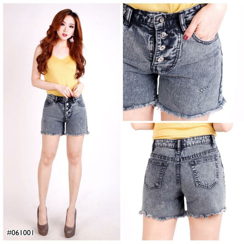 Celana Pendek Hotpan polos Jeans Wanita JSK jeans