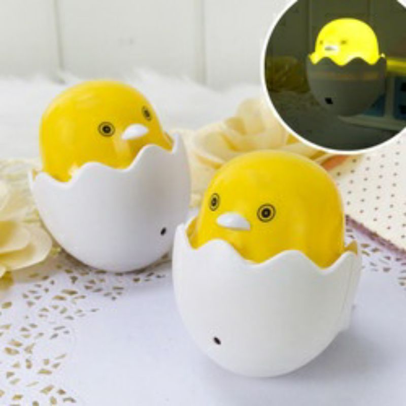 Lampu tidur LED sensor cahaya Telur ayam