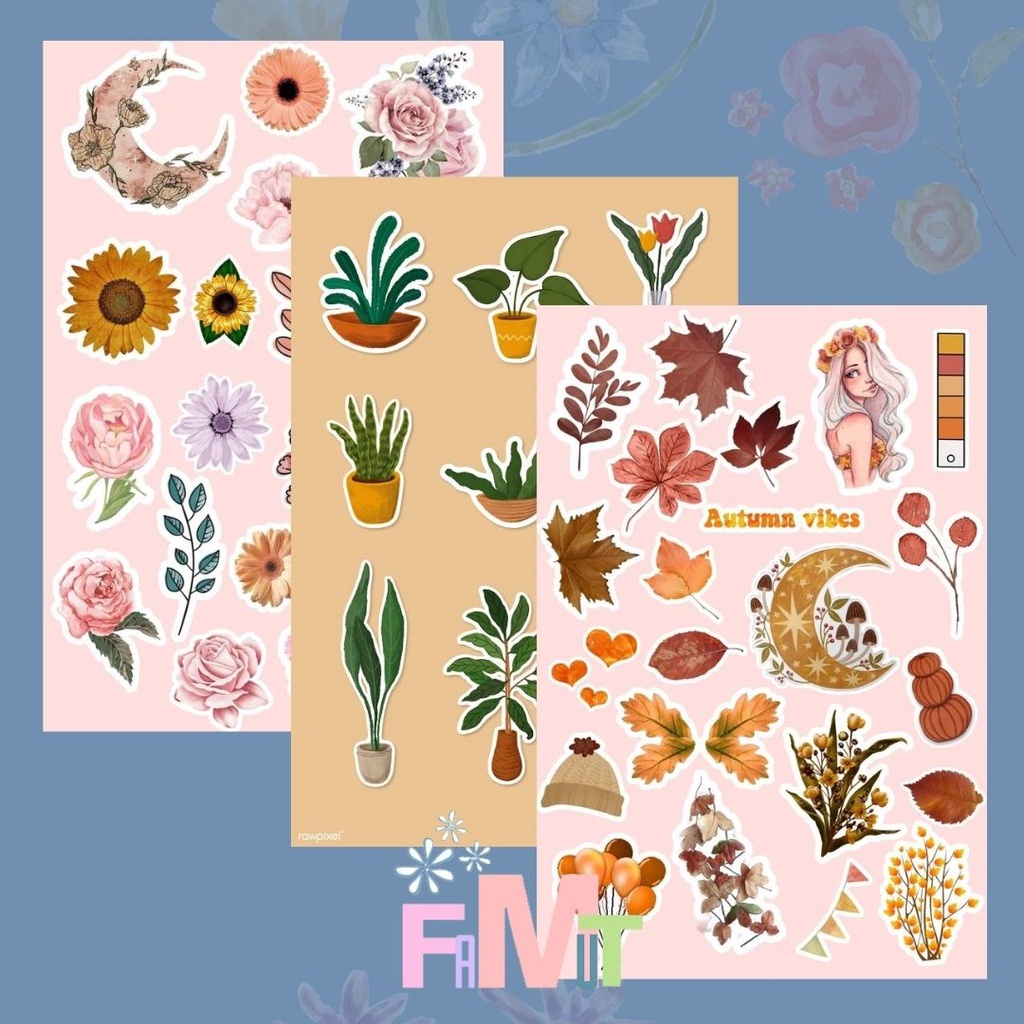 

STIKER BUNGA / STIKER AESTHETIC / STIKER TUMBLR / STIKER JURNAL / STIKER HP LAPTOP