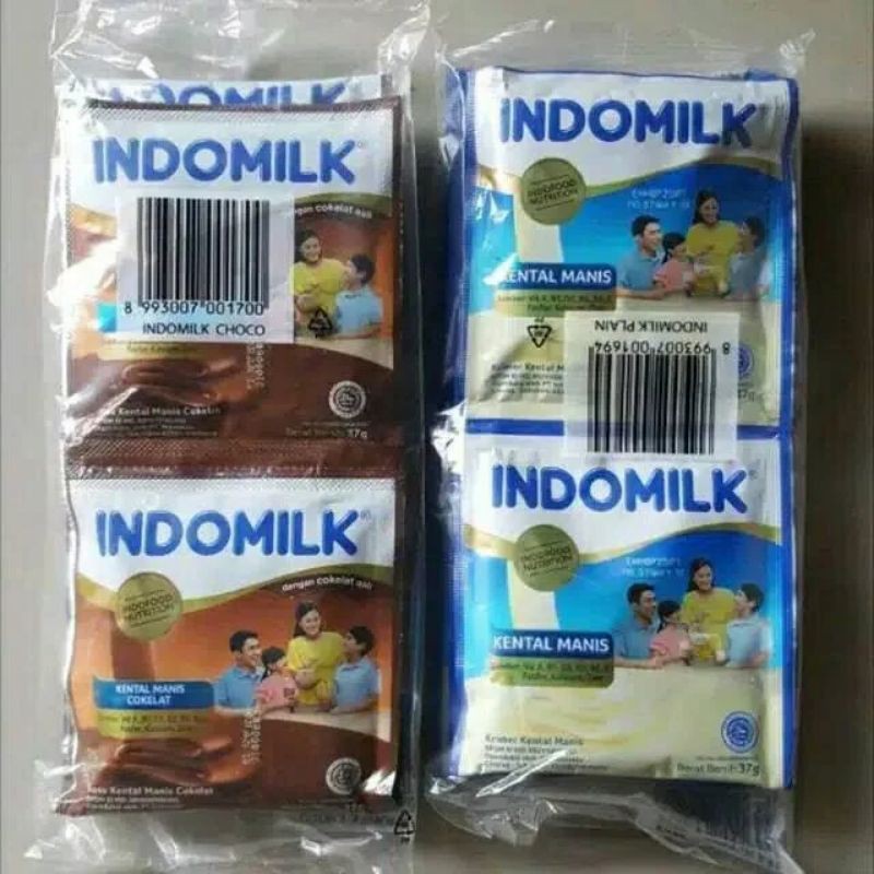 

Susu Kental Manis Indomilk 1 Renceng (6 Sachet x 37 gr)