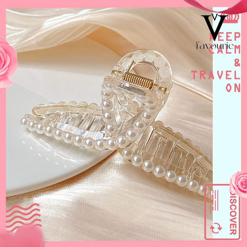 [COD]Jepit Rambut Mutiara Hiasan Kepala Jepit Rambut Temperamen Elegan-FA