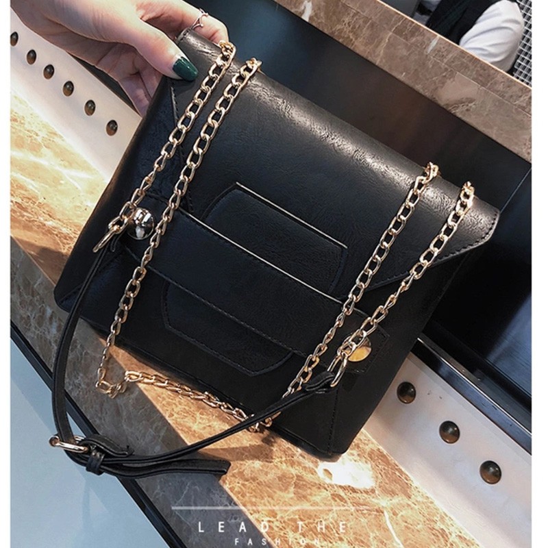 tas impor wanita selempang bahan kulit pu promo sling bag cewek murah