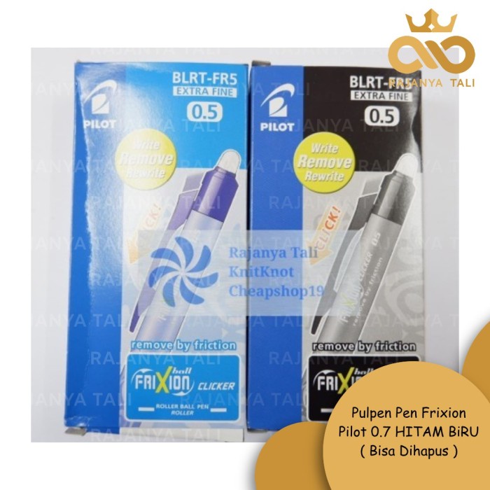 

Pulpen Pen Frixion Pilot 0.7 HITAM BiRU ( Bisa Dihapus ) - Biru RJT