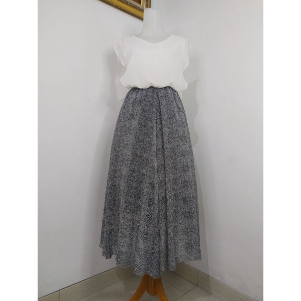 (BISA COD) Dress Vintage, Dress Bunga, Dress Tartan, Longdress, Dressmidi-Corak11