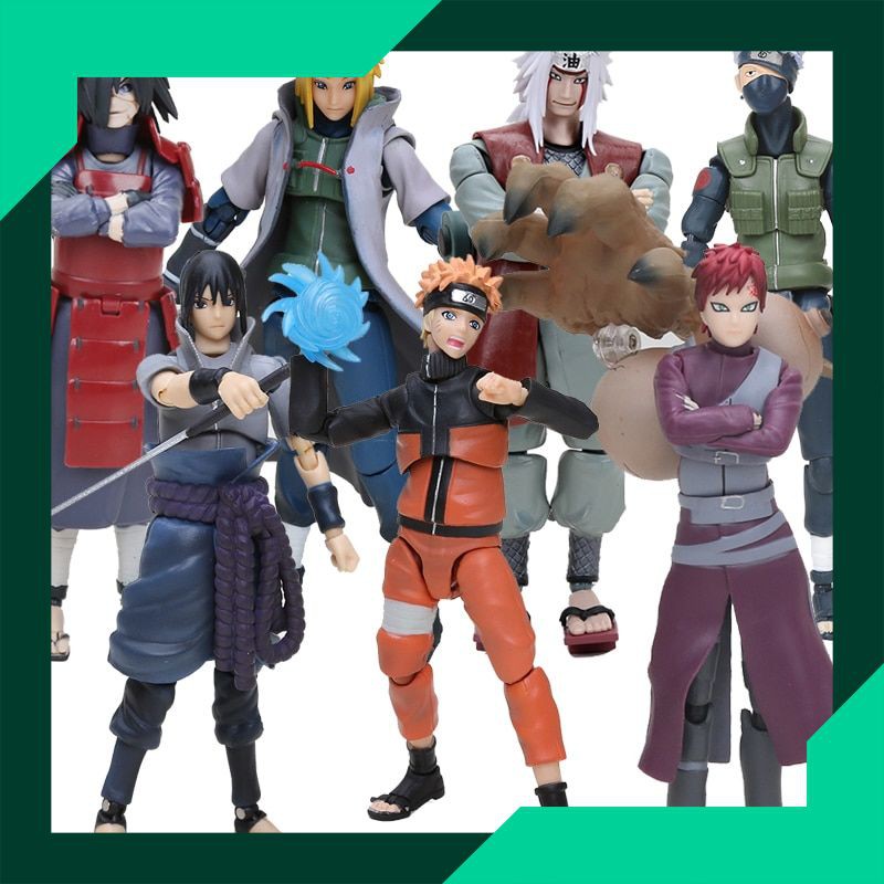Action Figure Import 14 Cm S.h. Figuarts Shf Naruto Uchiha Sasuke Itachi Namikaze Minato Hatake Kaka