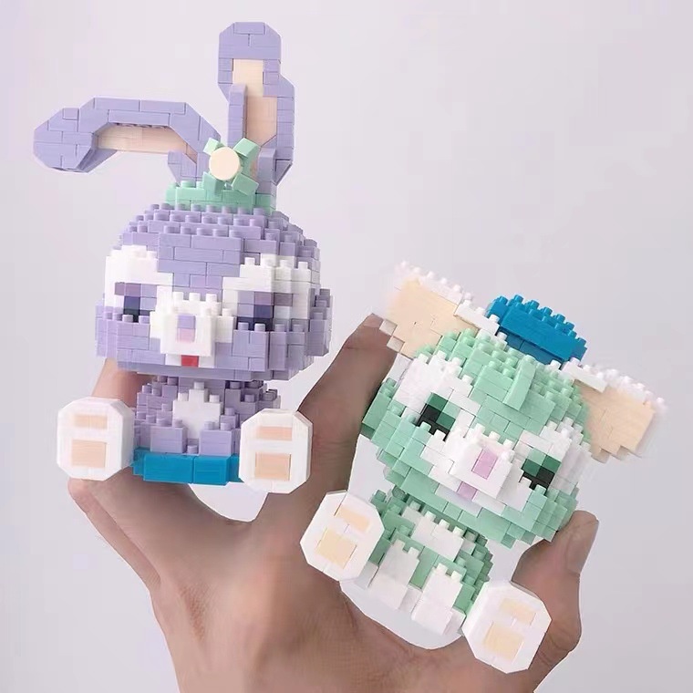 Nano Block Mainan Cartoon Cute Small Particle Puzzle Toy Compatible Building Blocks Susun DIY