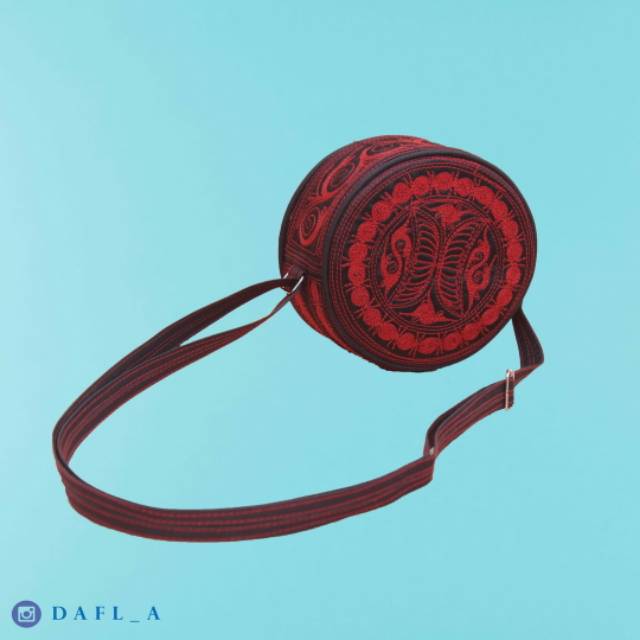 Tas Selempang Bulat Aceh
