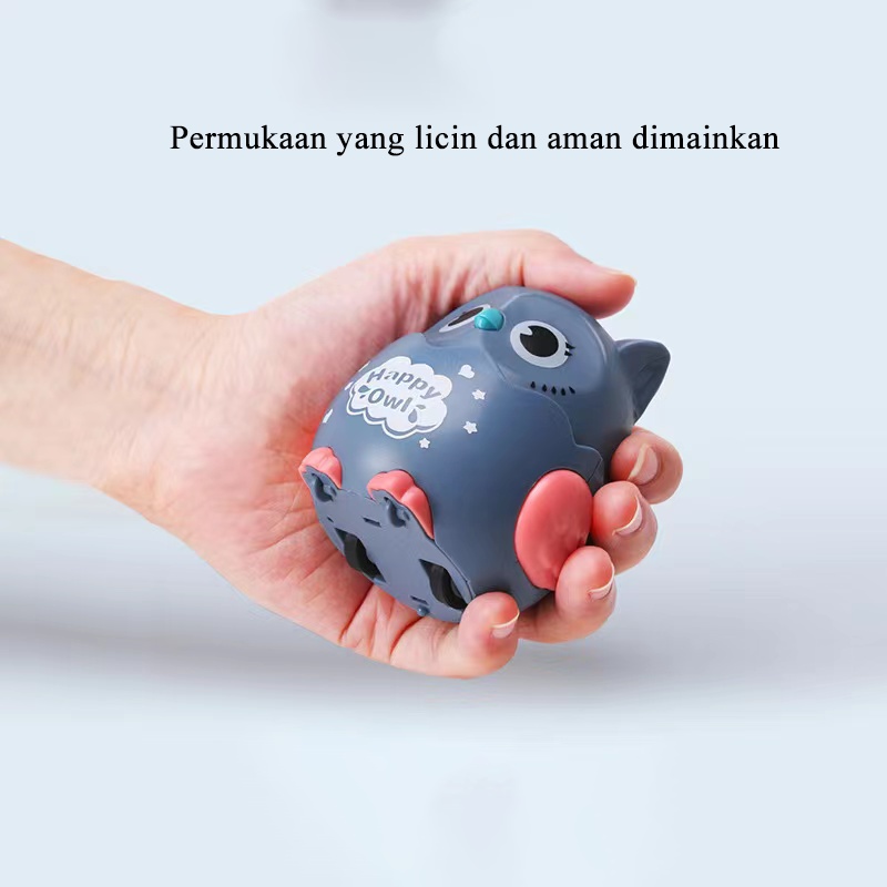 [1KG 23PCS] LBS Mainan mobil Anak Kecil Burung Jalan Jalan / Mainan Bayi Happy Owl / Mainan burung hantu