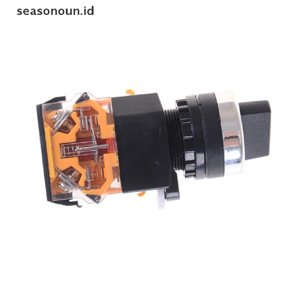 【seasonoun】 2 Position NO NC Maintained Select Selector Switch Rotary Switch LA38-11X2 .