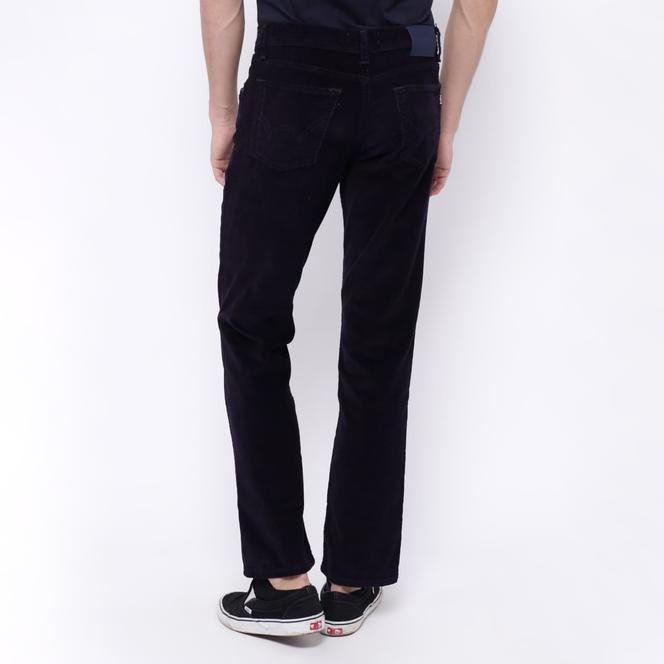 Edwin Celana Jeans 305-Cdr-Navy Reguler Fit Pria Panjang Biru Tua - Navy, 28