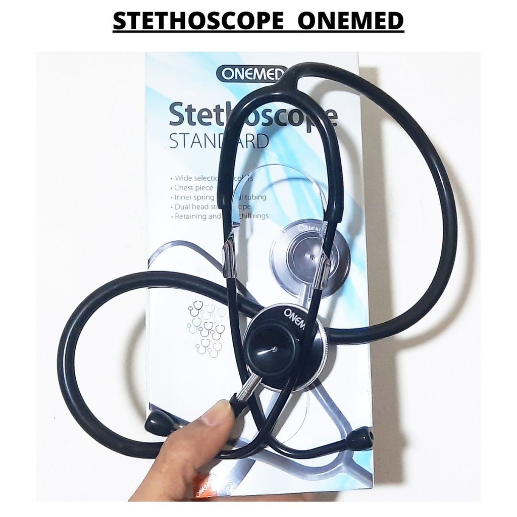 Stetoskop Alat Periksa Tubuh Stethoscope Dual Double Head Diaframa Bell 113174