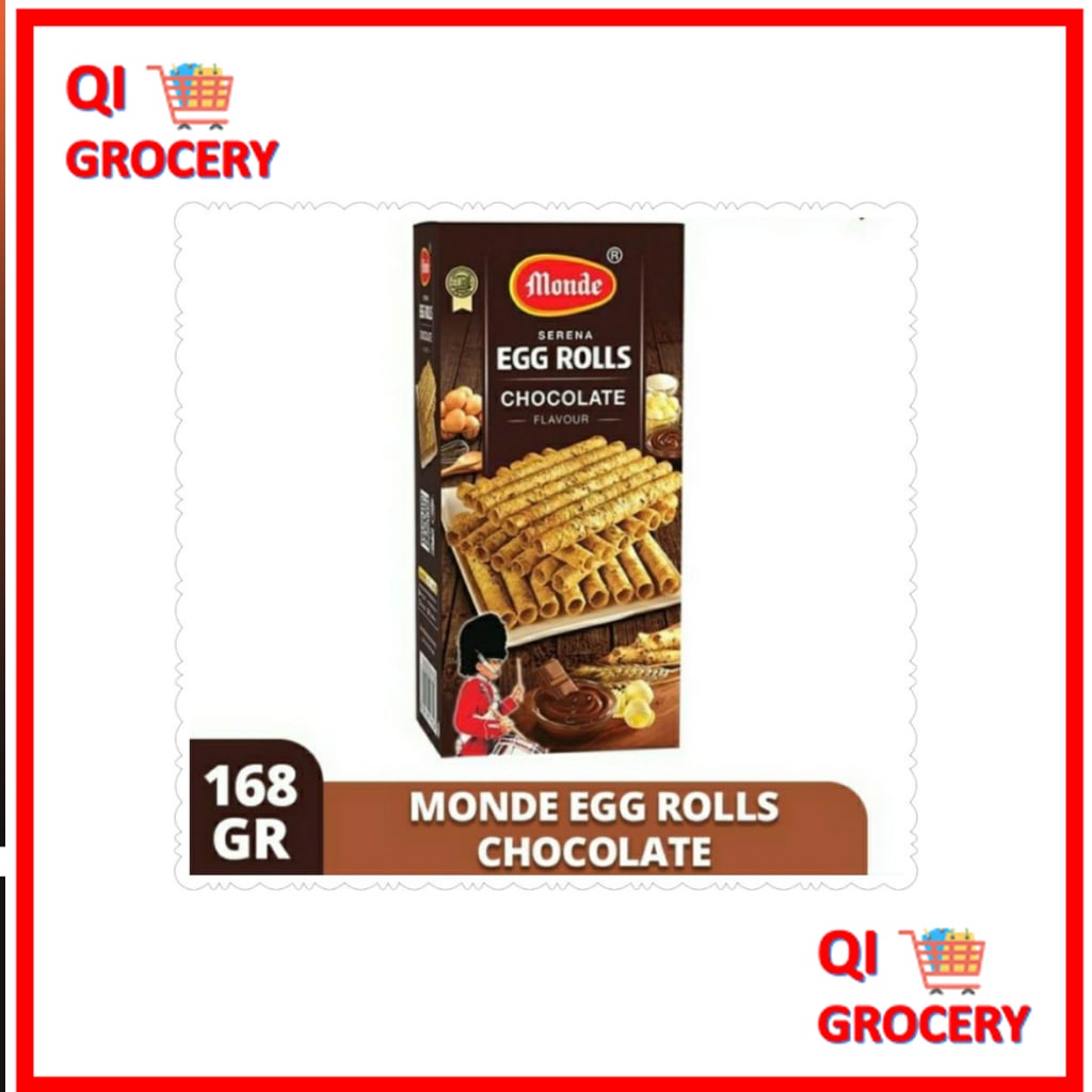 

Monde Serena Egg Roll Original 168gr / Cokelat 168gr