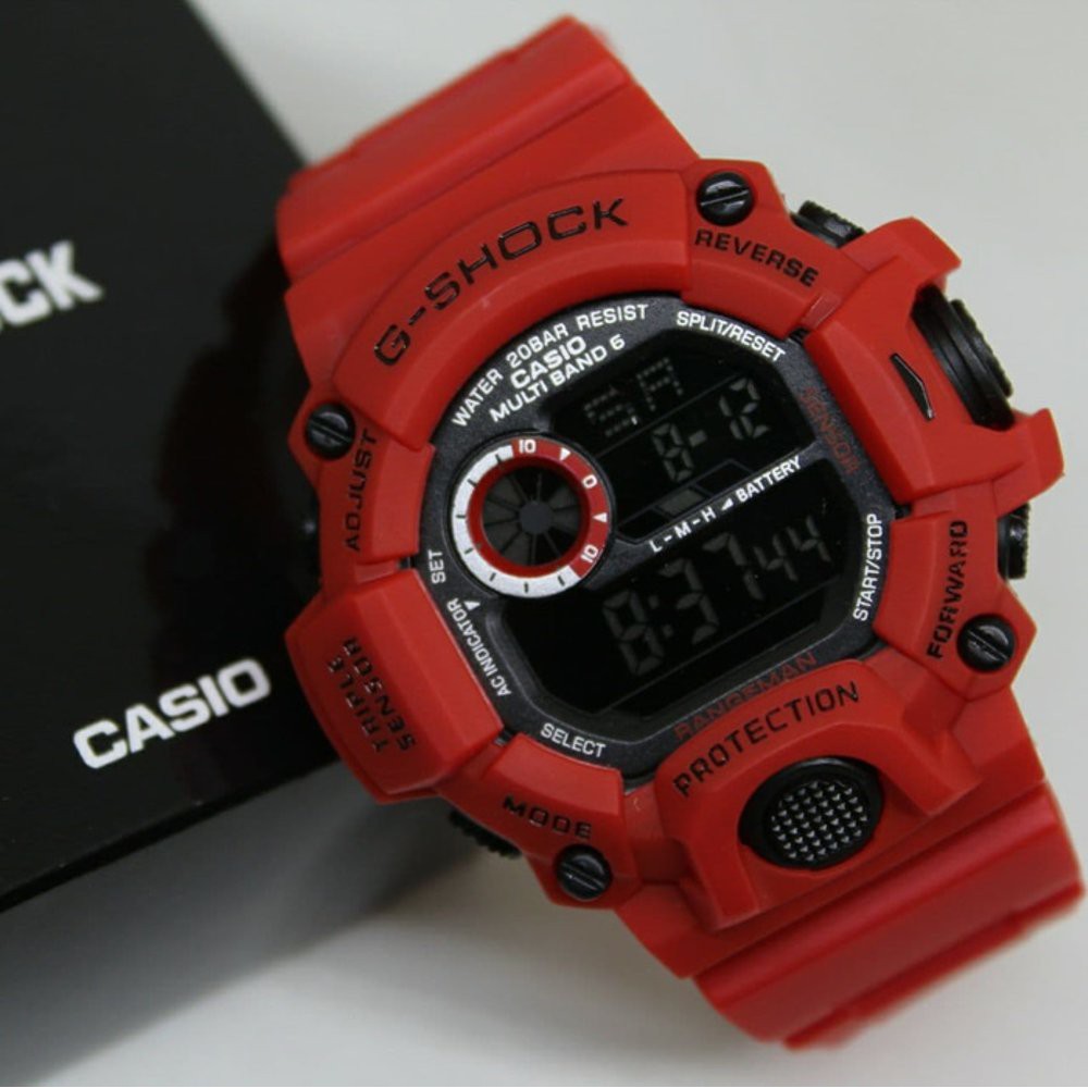 JAM TANGAN PRIA G SHOCK RANGEMAN DIGITAL RED