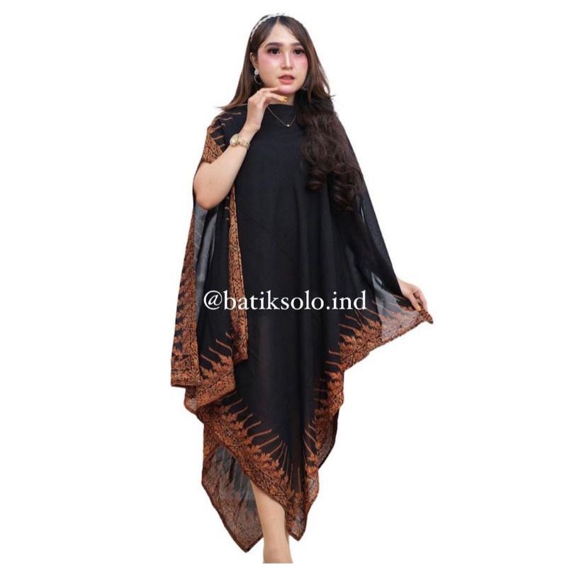 Kaftan Batik Wanita Premium Modern  Baju Kondangan WAnita jumbo MODANG 16