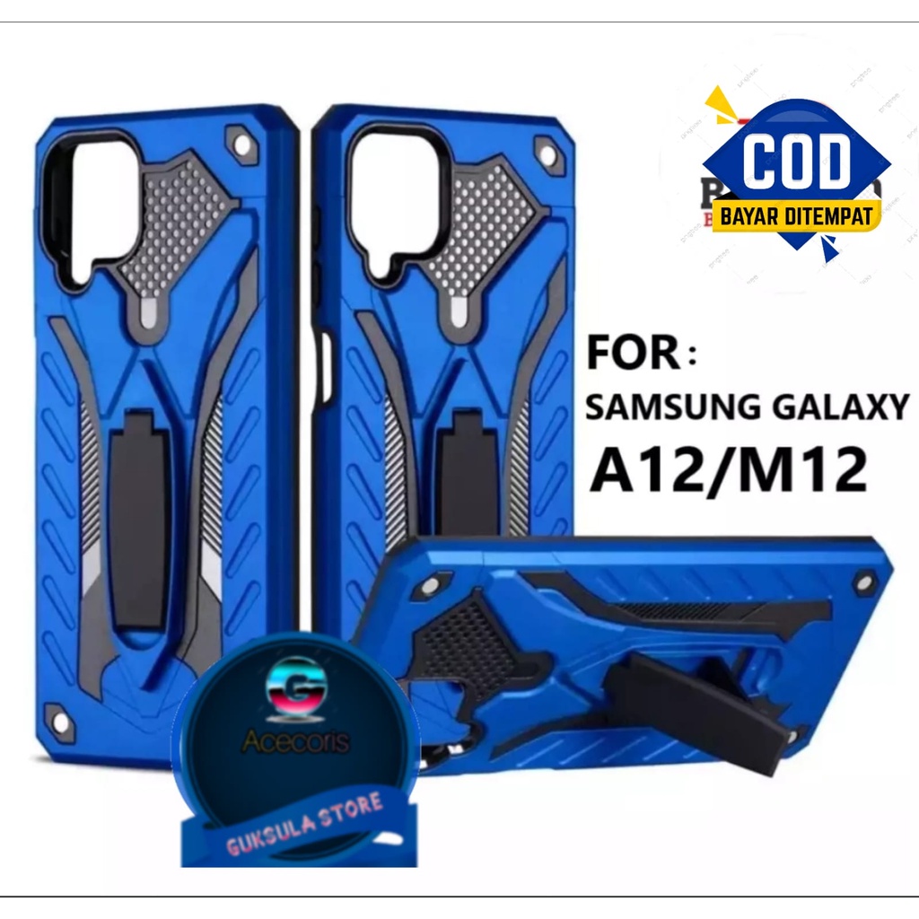 FOR ( SAMSUNG GALAXY A12/M12 ) Casing/Hardcase Phantom Robot Kick Standing