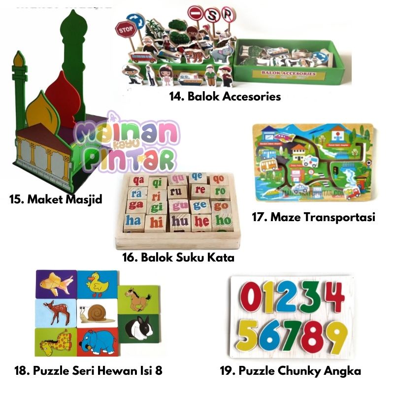 Mainan Edukasi Anak Montessori Dasar / Pengenalan Pembelajaran Awal Bisa COD