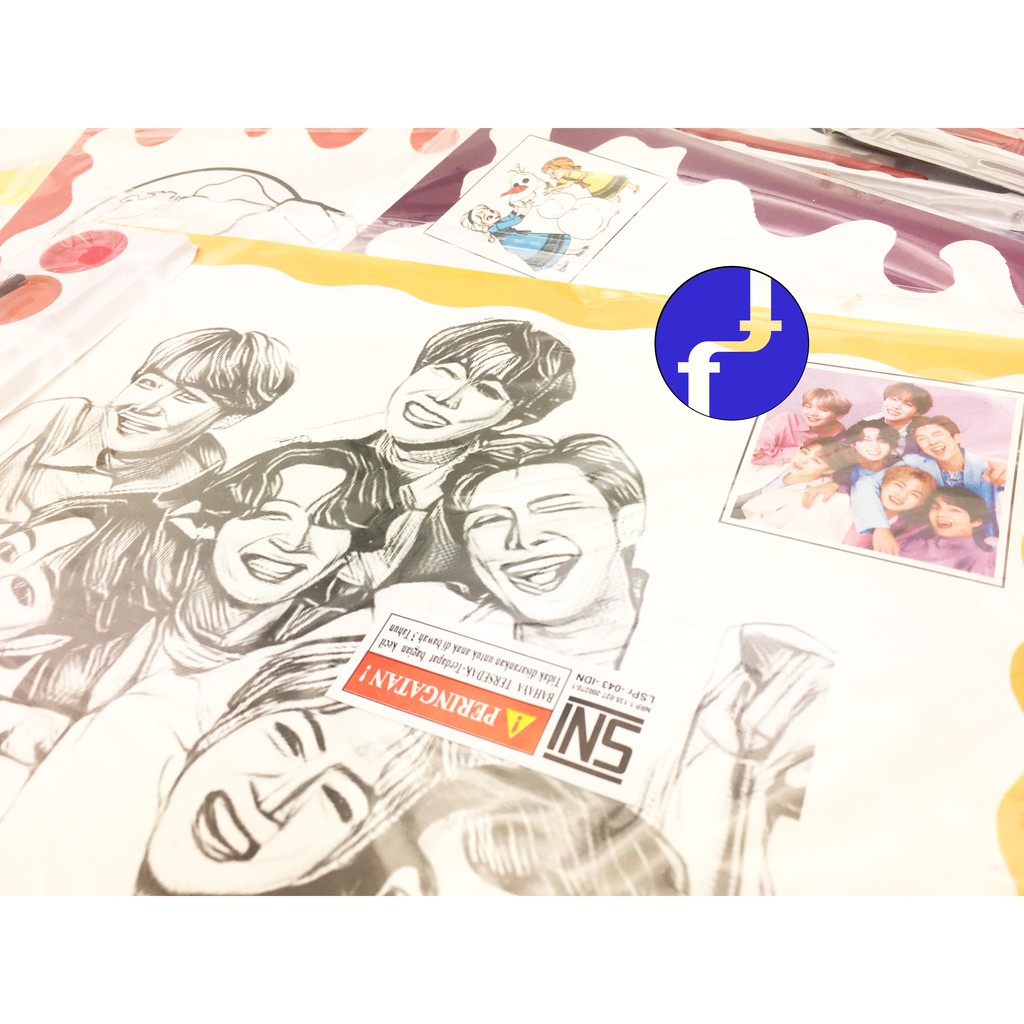 

Mainan Anak OBRAL SALE Merwarnai Cat Warna uk 19 x 26 cm RANDOM BTS