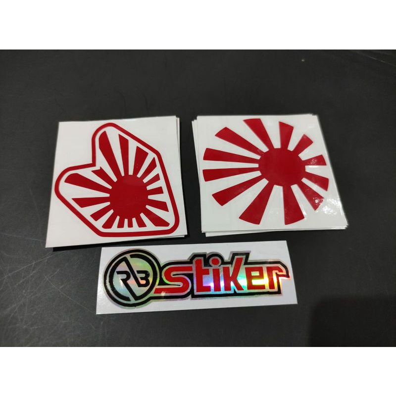 STICKER BENDERA JEPANG STIKER CUTTING