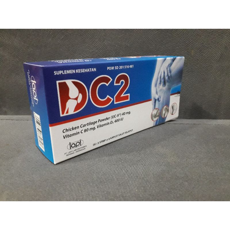 DC2 LAPI MENGANDUNG Cheken Cartilage Powder UC-II vitamin C dan D3