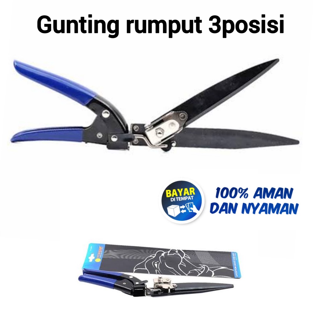 Termurah berkualitas GUNTING RUMPUT SABOTAN 3 POSISI - GRASS SHEARS GUNTING RUMPUT Gunting Dahan Tanaman KEBUN