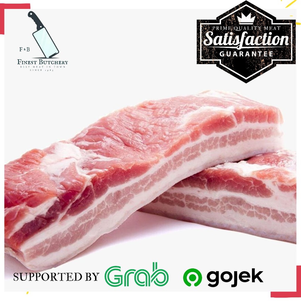 SAMCAN 1KG - Daging Babi Panggang ( Pork Belly ) Prime Quality | Shopee