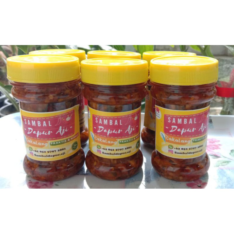 

Sambal cakalang/ sambal botolan dapur aji berat 160 gr