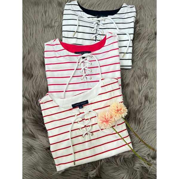 TMH lace up series dress